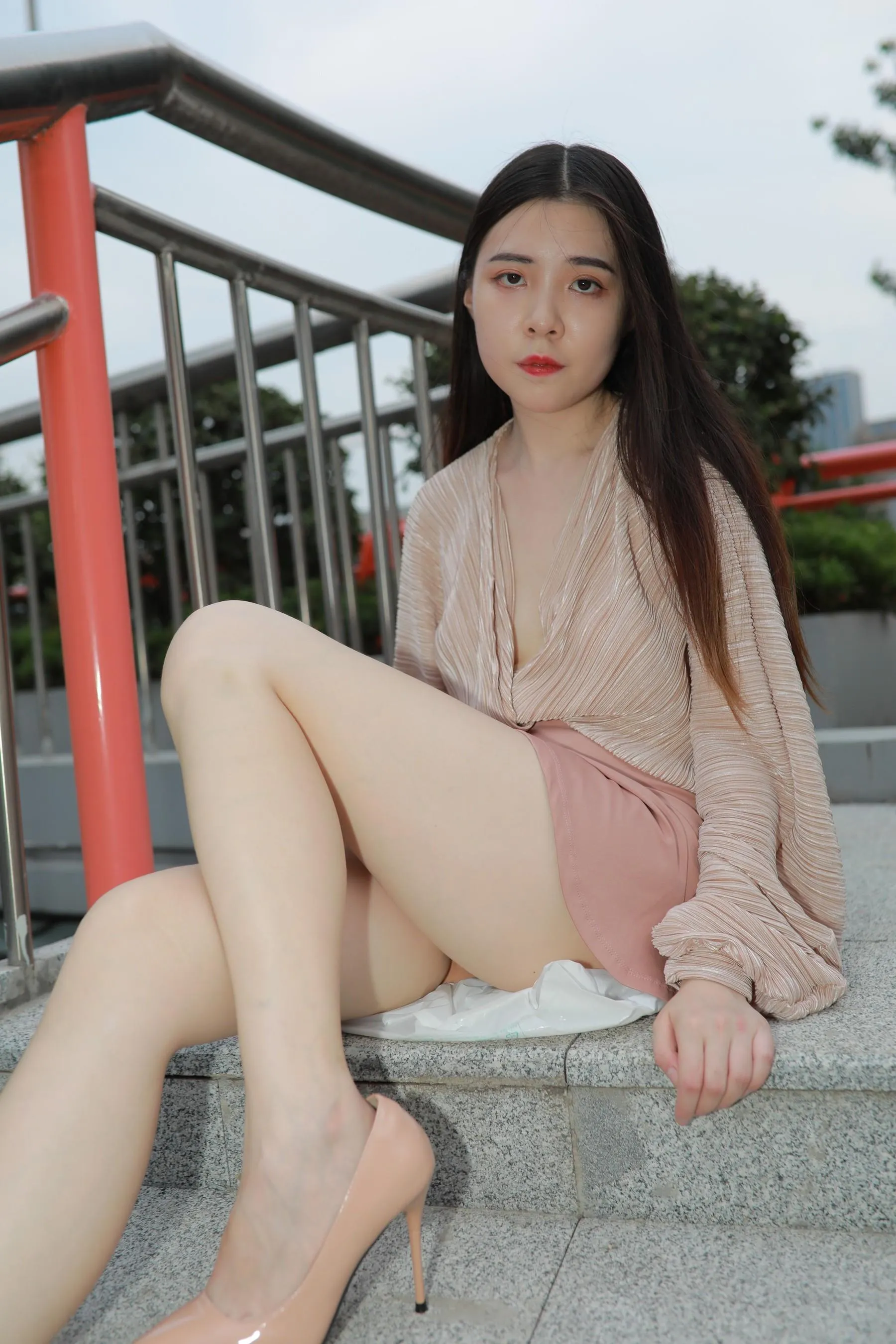 魔镜街拍 NO.167 可爱的粉色短裙小姐姐 [495P]插图6